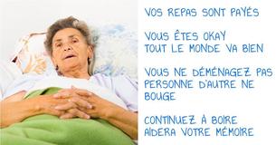 Les notes manuscrites au tableau blanc de la fille d'une mère âgée atteinte de démence entament des conversations cruciales
