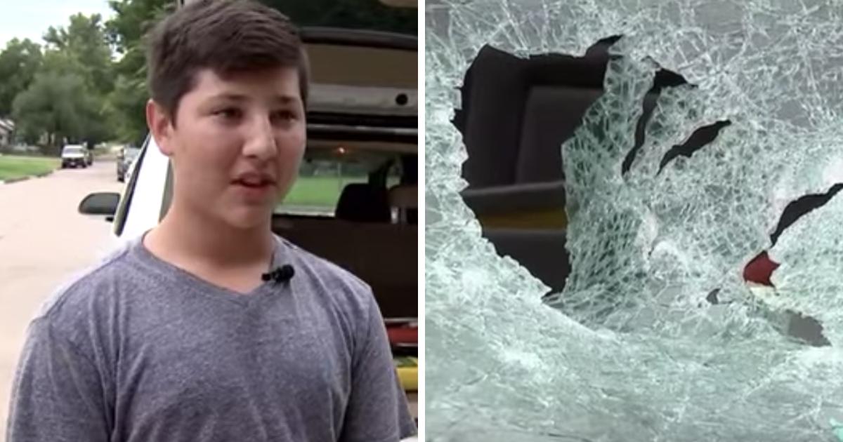 12-Year-Old Boy Smashes Car's Window To Save Child Locked Inside
