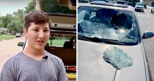 Un enfant de 12 ans vient à la rescousse d'un nourrisson coincé dans une voiture chaude en brisant le pare-brise