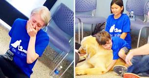 Mother Cries When Son With Autism Finds Comfort In New Service Dog