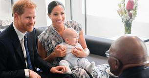 Meghan et Harry amènent Archie à son premier engagement officiel lors de leur rencontre avec l'archevêque Desmond Tutu