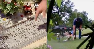 Des parents en deuil cachent une caméra dans un cimetière, font face à un voleur de la tombe de leur fils