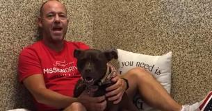 Man 'Moves Into' Animal Shelter For A Dog Who Has Been In There For More Than 400 Days