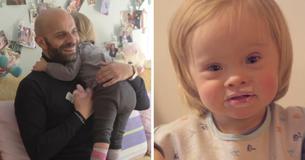 20 familles ont rejeté une petite fille atteinte du syndrome de Down jusqu'à ce qu'un père célibataire l'adopte
