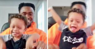 Two-Year-Old With Down Syndrome Celebrates 11 Months Of Being Cancer-Free By Dancing With His Dad