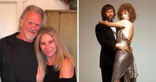 Les co-stars de du film  'A Star Is Born'  Kris Kristofferson et Barbra Streisand réunissent quatre décennies plus tard
