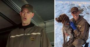 UPS Driver Jumps Into Freezing Water To Rescue Drowning Dog And It Becomes Highlight Of His Career