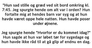 Manager der hjalp sin ansatte der er en arbejdende mor mener at andre arbejdsgivere bør gøre tage ved lære