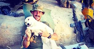 Marine Discovers Puppy In Middle Of Afghanistan War Zone And Sneaks Him Back Home
