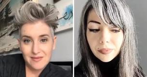 Des femmes se débarrassent de la teinture de cheveux pour adopter le look des cheveux gris