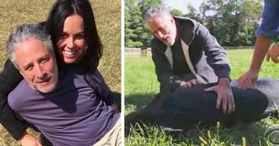 Jon Stewart And His Wife Opened A 12-Acre Sanctuary For Rescue Animals