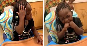 Footage Shows 3-Year-Old Cry After Hearing Parents' Voice For The First Time