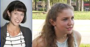 De directeur van de South Carolina High School vertelt de leerlingen tijdens de 10e klas Assembly Toespraak dat meisjes boven maatje twee geen leggingen mogen dragen omdat het ze er dik uit doet zien