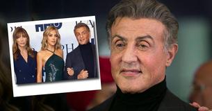 Sylvester Stallone, 73 jaar oud, ziet er tijdloos uit als hij samen met zijn vrouw en 21-jarige oude dochter op de rode loper loopt