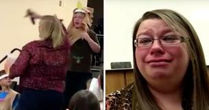 Une maman attend que son fils autiste parle dans le théâtre du Thanksgiving, mais le micro lui est arraché par l'enseignante