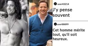 Un utilisateur humilie Brendan Fraser sur son changement d'apparence, mais d'autres viennent à la défense de la star