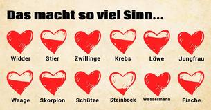 Herzen brechen je nach Sternzeichen unterschiedlich