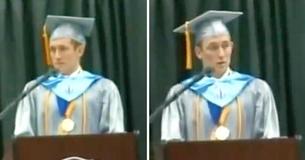 Un major de promotion a révélé qu'il était un SDF lors d'un discours de remise de diplôme en Floride