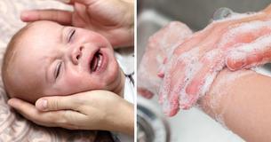 Un père demande aux autres de se laver les mains avant de toucher les bébés, car il a failli perdre son bébé à cause d'une maladie