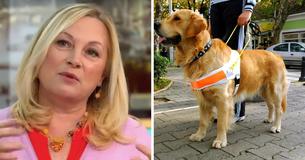 Une femme provoque un tollé en prétendant que le travail des chiens guide est "immoral" 