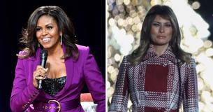 Michelle Obama le gana a Melania Trump como la "mujer más admirada" por segundo año consecutivo