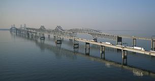 Le pont de la baie de Chesapeake, dans le Maryland, effraie les automobilistes