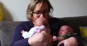 Eine 36-Jährige, die seit sieben Jahren damit kämpfte, schwanger zu werden, wird in der gleichen Woche mit einem Baby und Zwillingen schwanger  