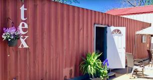Conteneur d'expédition au Texas avec une belle maison à l'intérieur