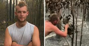 Un chasseur australien sauve neuf koalas lors d'une mission dangereuse au milieu des flammes