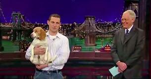 Bailey le beagle doit "faire le mort" dans un talk-show