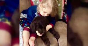 2-Year-Old Heart Transplant Patient Is Gifted A Puppy After Leaving Hospital