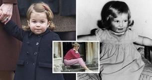 La princesse Charlotte ressemble étrangement à la princesse Diana au même âge