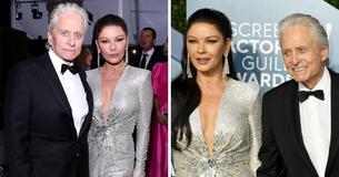 Catherine Zeta-Jones dit qu'elle est "si fière" de son mari Michael Douglas lors d'une soirée amusante aux SAG awards