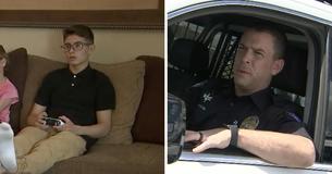 Un officier en Arizona arrête un adolescent qui court dans la rue et finit par l'adopter