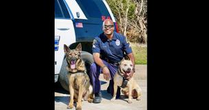 Woman Posts That She Saw A Policeman Taking Selfies With His Service Dog, Cop Responds With Pics