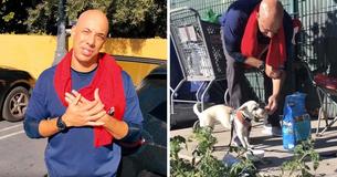 Veterinarian Walks Around California And Treats Homeless People’s Pets For Free