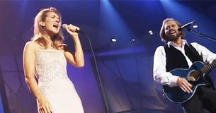 Celine Dion maakt er samen met de Bee Gees een magische avond van tijdens een eenmalige live-optreden in 1997