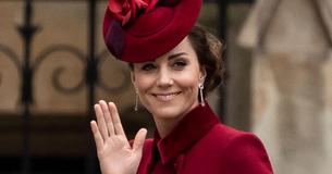 Kate Middleton porte un manteau cramoisi à l'abbaye de Westminster pour la Journée du Commonwealth