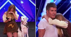 Simon Cowell toont medeleven voor jong meisje dat verdrietig is na reactie van juryleden