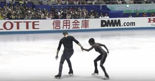 À quelques secondes seulement de "Sound of Silence", les patineurs artistiques s'approprient la chanson