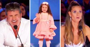 Une jeune fille de 5 ans laisse les juges bouche baie avec son talent après les avoir charmés avec sa mignonnerie remarquable tout au début