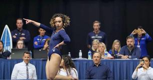La gymnaste qui s'est fait connaître pour sa performance sur une musique de Michael Jackson obtient la plus haute place pour sa prochaine performance