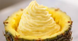 Ananas-whip op basis van 2 ingrediënten