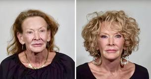 69-jarige die een nieuwe look wilt, krijgt een verbluffende make-over die haar 20 jaar jonger doet lijken