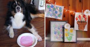 People Are Crafting Stunning Artwork With Their Dog's Paw Prints