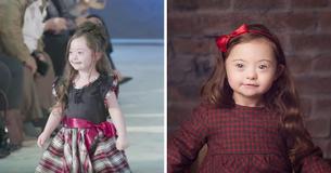 Une fillette de 4 ans atteinte du syndrome de Down participe à un défilé de mode et ça fait chaud au cœur