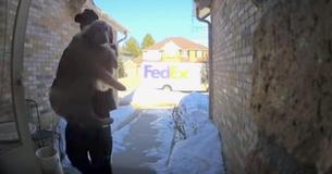 FedEx-Fahrer bringt entlaufenen Hund zurück nach Hause - "Wahrlich unser Familienheld"