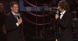 Michael Buble et Josh Groban se confrontent avec de drôles d'imitations de l'autre
