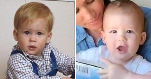 Archie ya tiene 1 año y es idéntico al príncipe Harry cuando tenía su edad