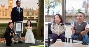 Kleinste getrouwde stel ter wereld bewijst dat er niets boven grote liefde gaat
